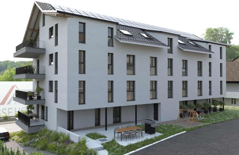 Visualisierung Neubauprojekt Residence Centro in Toffen