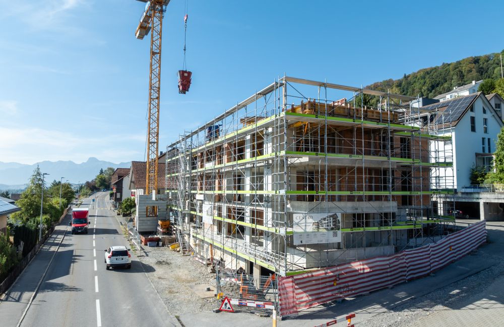 Baustelle Residence Centro in Toffen