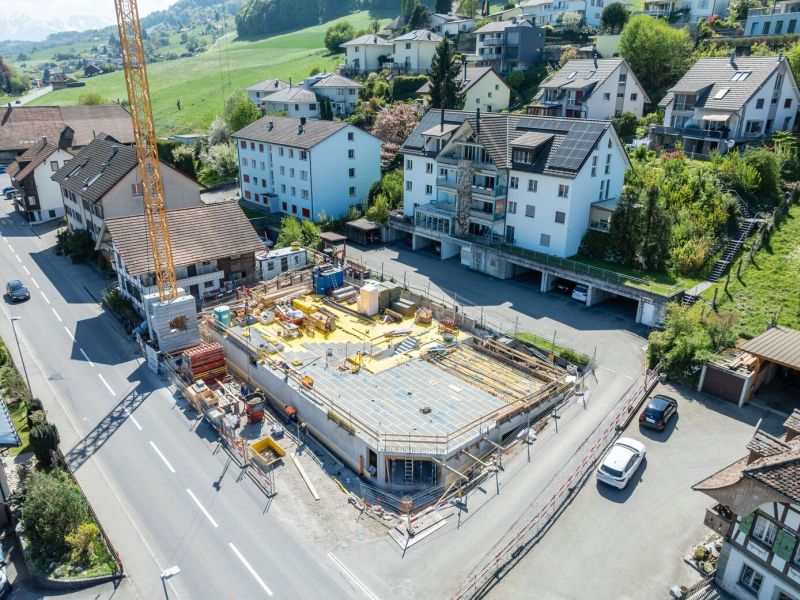 Visualisierung Neubauprojekt Residence Centro 5.5 Zimmer 3 OG Toffen